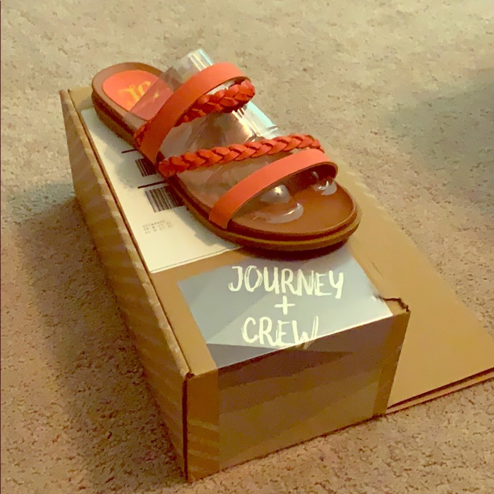 Journey + Crew Coral sandals